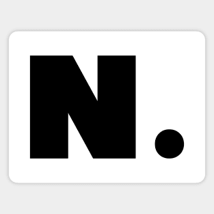 N letter alphabet Magnet